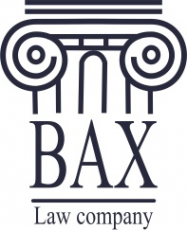 Логотип компании юридическая компания BAX law company